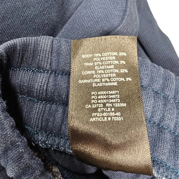 Aritzia TNA Womens Cozy AF Fleece Sweatpants Blue Size Small - Picture 7 of 9